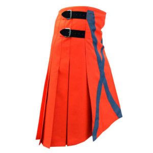Scottish Men 100% Cotton Firefighter Turnout Fireman Kilt – Next Kilt