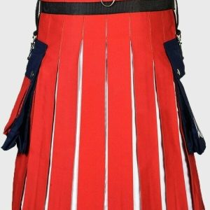 NORWEGIAN FLAG COTTON HYBRID UTILITY KILT FOR MAN – Next Kilt