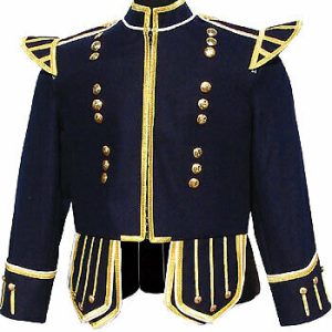 Dark Blue Pipe Band Doublet product photo