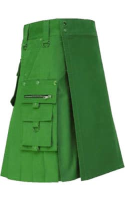 New Stylish Men Green Fashion Kilt product photo New Stylish Men Green Fashion Kilt product photo