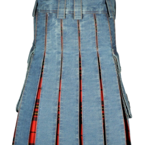 WASHED DENIM TARTAN HYBRID KILT – Next Kilt