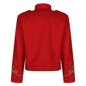 Red Gold Officer Military Drummer Parade Jacket – Next Kilt