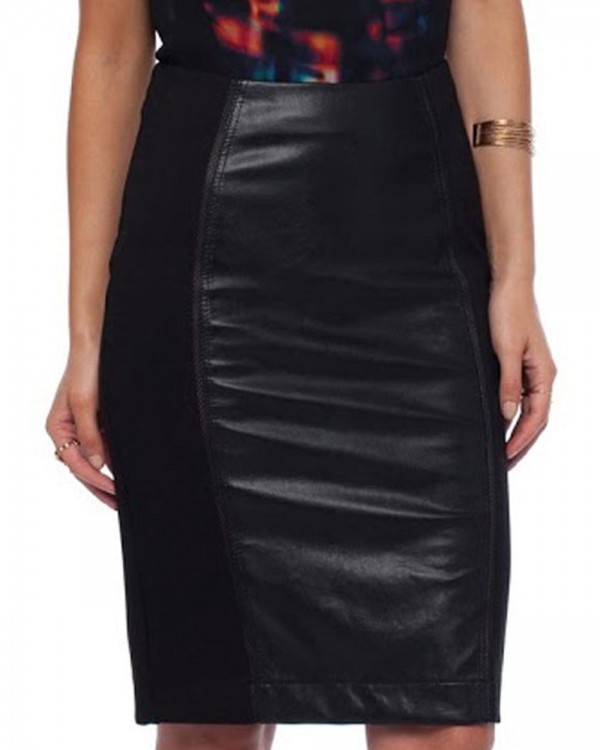 Spell of Allure Leather Pencil Skirt product photo Spell of Allure Leather Pencil Skirt product photo