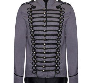Men's Gothic Tailcoat Parade Jacket Marching Band Drummer Costume product photo