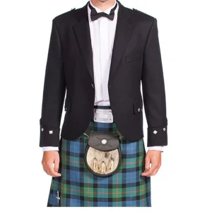 Argyle Jacket Black Barathea product photo