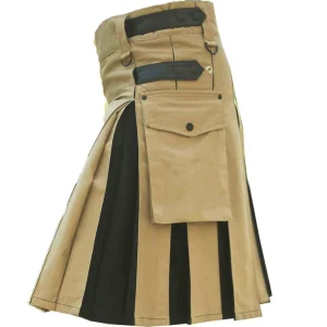 Versatile Beige Black Hybrid Kilt – Next Kilt