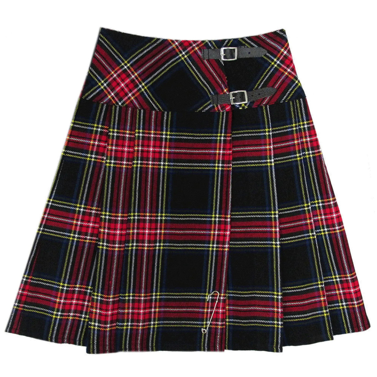 Black Stewart Tartan Kilt product photo Black Stewart Tartan Kilt product photo