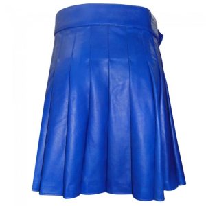 Men's New Blue Leather kilt – Next Kilt