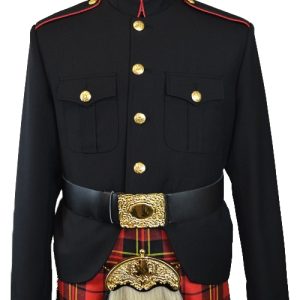 Class A Honor Guard Kilt Jacket (Black/Red) product photo