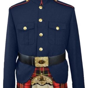 Class A Honor Guard Kilt Jacket (Navy/Red) product photo