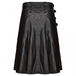Handmade New Stylish Men’s Gothic Fashion Kilt Black Steampunk – Next Kilt