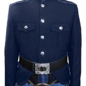 Class A Honor Guard Kilt Jacket (Navy/Medium Blue) product photo