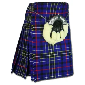 Modern Blue Tartan Kilt product photo