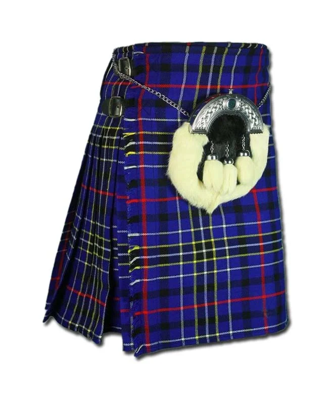 Modern Blue Tartan Kilt product photo Modern Blue Tartan Kilt product photo