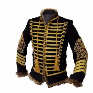 Napoleonic Hussars Uniform Military Style Tunic Pelisse Jimi Hendrix Jacket product photo