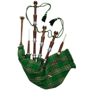 Rosewood Irish National Tartan Bagpipe product photo