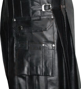 Buy New Black Mens Leather Kilts For Men – Next Kilt