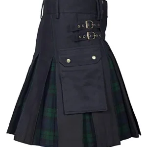 Utility Kilt Cotton Hybrid Modern Tartan Kilt New For Men's product photo