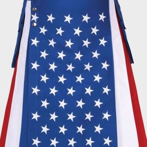 US American Flag Hybrid Utility Kilt Modern Design product photo