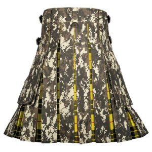 Scottish Fashion Utility Hybrid Camo Kilt Acrylic Wool Tartan – Next Kilt