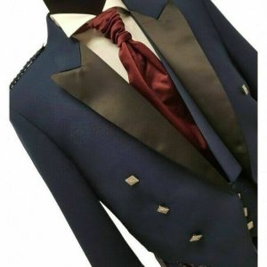 Prince Charlie Jacket Blue With Waistcoat Made to Measure Scottish Kilt Jacket – Next Kilt