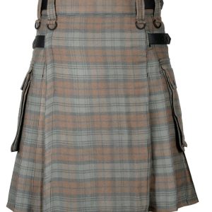 Black Watch Weathered Leather Straps Utility Kilt – Next Kilt