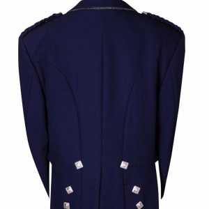NAVY BLUE PRINCE CHARLIE SCOTTISH KILT JACKET & WAISTCOAT – Next Kilt