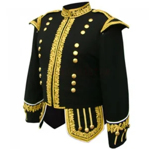 Golden Hand Embroidered Doublet Jacket product photo