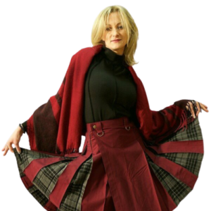 Kilt Kiltish ladies maroon utility Scottish kilt – Next Kilt