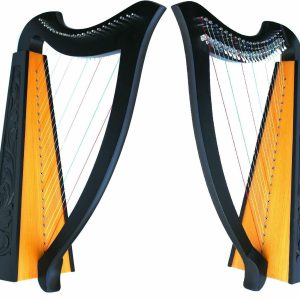 BRAND NEW 22 STRINGS SHARPING LEVERS HARP WITH CASE + EXTRA STRINGS product photo
