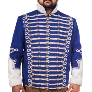 Stylish blue Napoleonic uniforms – Napoleonic Prussian Hussars jacket Pelisse product photo