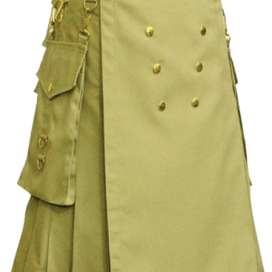 UTILITY KILT WITH GOLDEN BUTTONS product photo