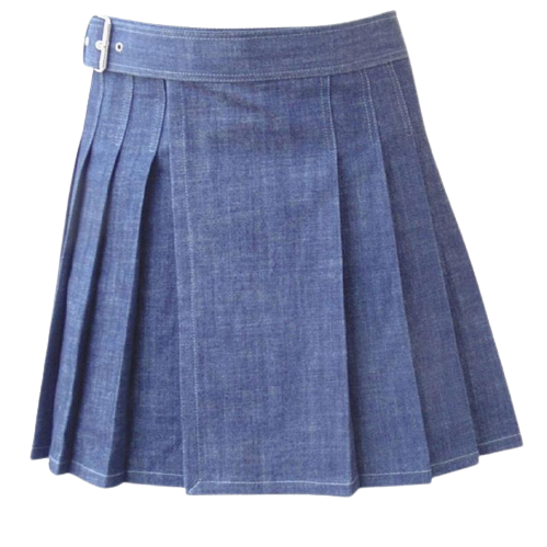 Unique Denim Kilt product photo Unique Denim Kilt product photo