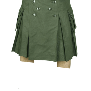 OLIVE GREEN UTILITY KILT product photo