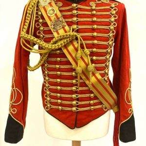 New Men's 5 pcs Ceremonial Hussar Officers jacket with Aiguillette product photo