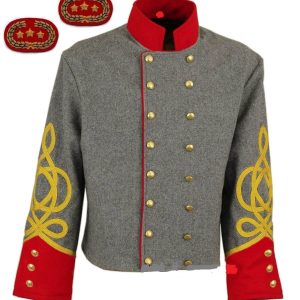 CONFEDERATE SHELL JACKET, ARTILLERY OFFICERS, DOUBLE BREASTED product photo