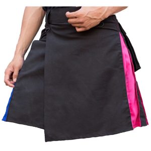 Pride Hybrid Kilt Custom Made Scottish Rainbow Kilts product photo