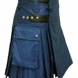 2020 Men Scottish Fashion Utility kilt Made to Measure 100% Cotton product photo