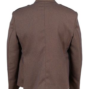 Light Maroon Scottish Tweed Argyle Kilt Jacket With 5 Button Vest – Next Kilt