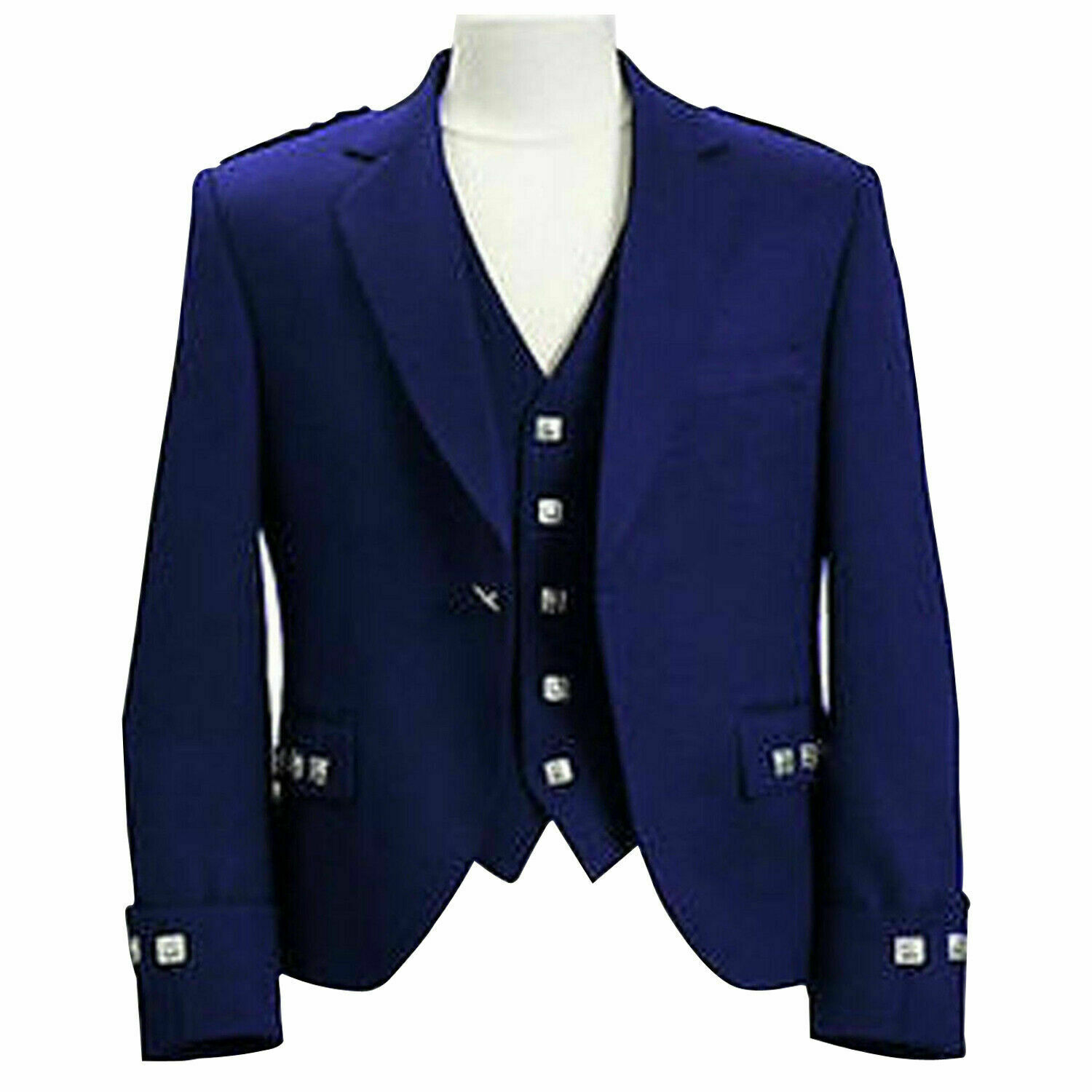 Argyle kilt Jacket & Waistcoat/Vest,Scottish Argyle Jacket Blue Blazer Wool product photo Argyle kilt Jacket & Waistcoat/Vest,Scottish Argyle Jacket Blue Blazer Wool product photo
