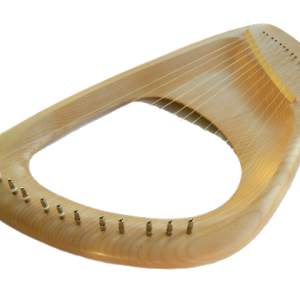 Lyre Harp 7 String Musical Instrument Pentatonic Ash Handcarved Waldorf Lyre product photo