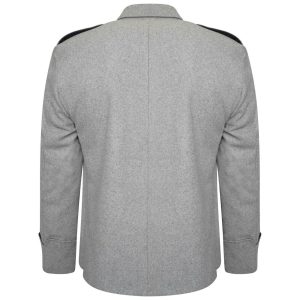 100% WOOL Argyle kilt Jacket & Waistcoat/Vest, Scottish Argyle Jacket Light Grey – Next Kilt
