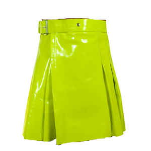 2020 New leather Lime Green utility kilts women Scottish kilt – Next Kilt