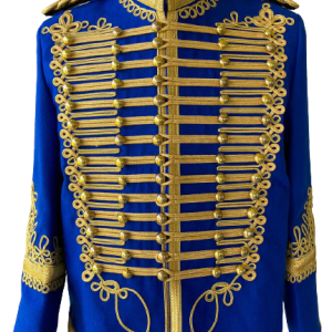 Hussar Jacket Coat Napoleonic Military General Officers Tunic with Aiguillette product photo
