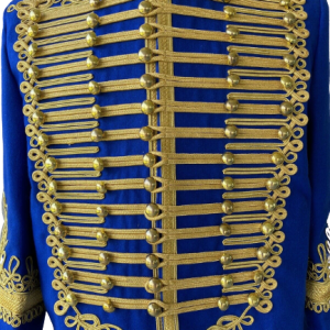 Hussar Jacket Coat Napoleonic Military General Officers Tunic with Aiguillette – Next Kilt
