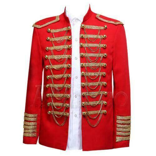 Military Uniform Hussar Jacket Artillery Stage Drummer Military Uniform Hussar Jacket Artillery Stage Drummer