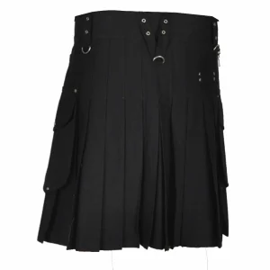 Women Stylish Black Utility Kilt – Next Kilt