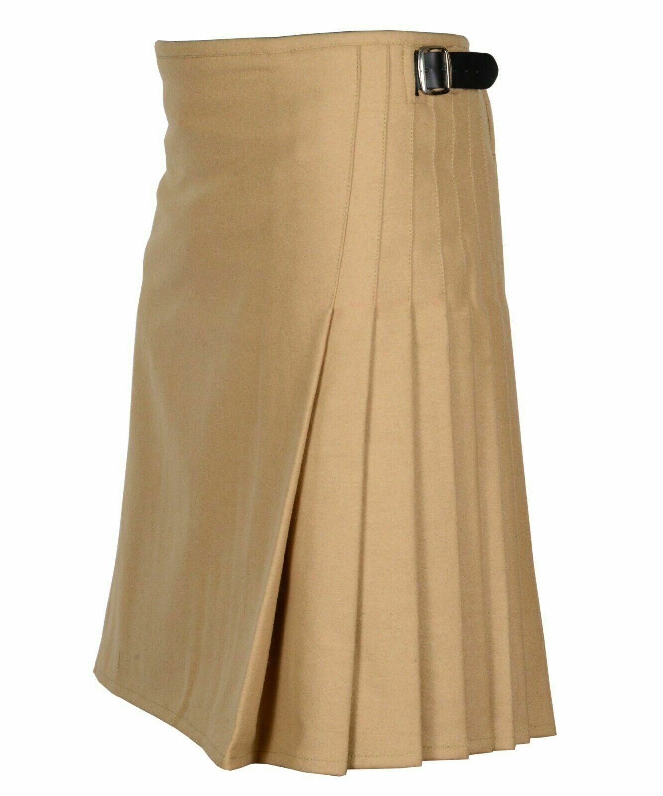 wool-kits.jpg Highland Scottish premium quality 8 Yard Professional Camel Brown Wool Kilt – Next Kilt