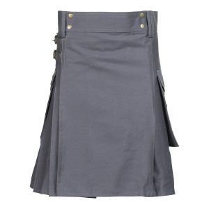 Stylish Men's Dark Grey Utility