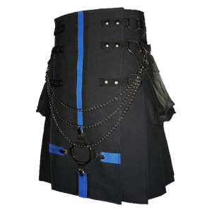 BLACK CARGO UTILITY KILT WITH INTERCHANGEABLE APRON – Next Kilt